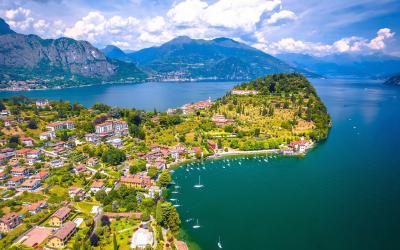 Town of Bellagio on Como Lake