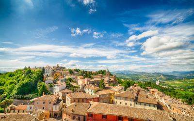 Verucchio in italy