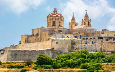 scenic view on Mdina, Malta