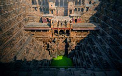 Chand Baori Step Well in Abhaneri, Rajasthan, India