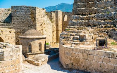 Byzantine church of St George inside Kyrenia castle. Cyprus.