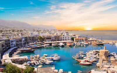 Beautiful view of the Kyrenia Bay