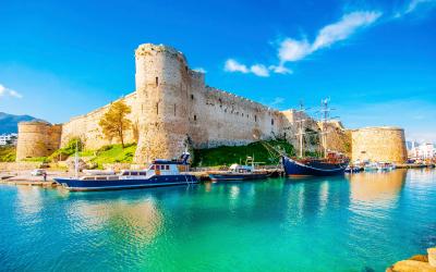 Kyrenia Castle view in Northern Cyprus