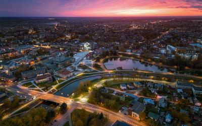 Panevėžio miesto panorama