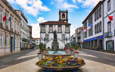 City Hall in Ponta Delgada, Azores, Portugal