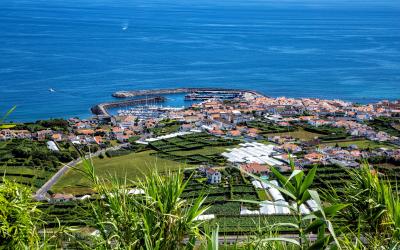 Town Vila Franca do Campo, Sao Miguel Island