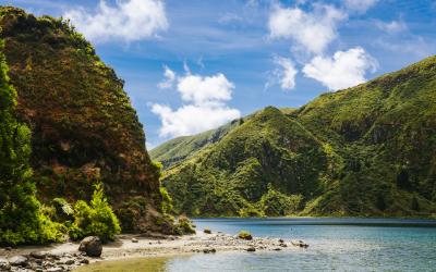 View of Lagoa do Fogo São Miguel, Açores   Azores