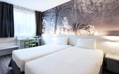 B&B Hotel Alicante dvivietis twin tipo kambarys su atskiromis lovomis