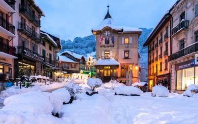Le village de Saint Gervais sous la neige Boris MOLINIER 4672 1200px