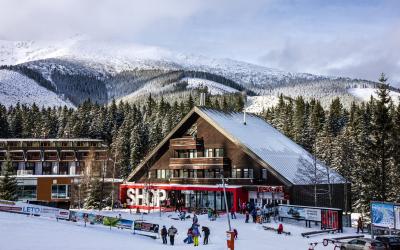 Winter ski resort Jasna, Slovakia.