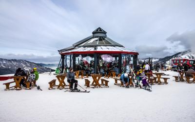 Winter ski resort Jasna, Slovakia.