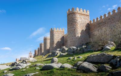 Towers of Avila Medieval Walls   Avila, Spain