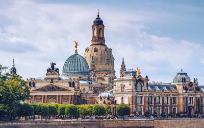 The ancient city of Dresden, Germany. Historical and cultural center of Europe