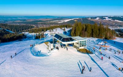 Bialka Tatrzanska ski resort in Poland