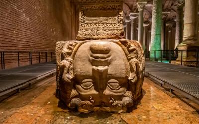 Istanbul, Turkey. The Basilica Cistern,