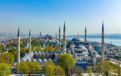 Renovation Blue Mosque (Sultanahmet Camii) Istambul