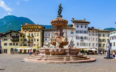 Piazza Duomo in Trento,