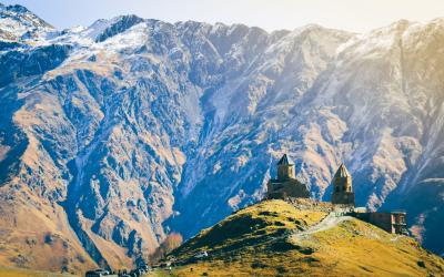 Famous Popular Gergeti Trinity