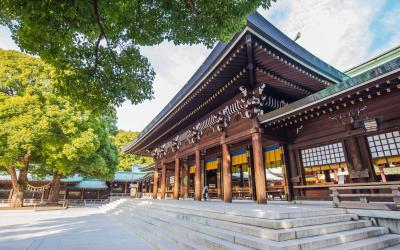 Meiji jingu shrine in Tokyo, Japan