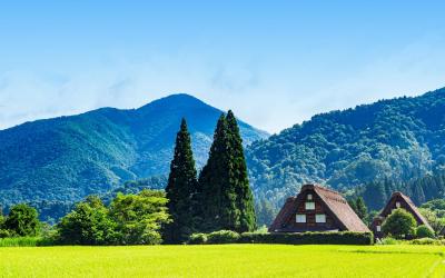 Original Japanese scenery Shirakawa go