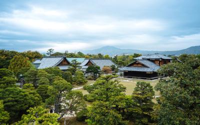 Nijo Castle in Kyoto, Japan.