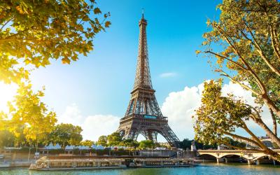 France Paris in the eiffel tower