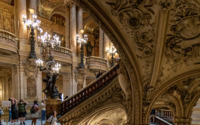 Interior of the Opera National de Paris Palais Garnier