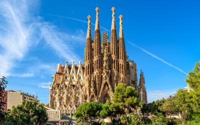 Barcelona, Spain  Temple of La Sagrada Familia