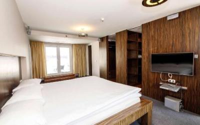 Ibis Praha Old Town apartamentų dvivietis miegamasis kambarys