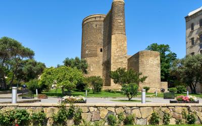 Azerbaidzanas.Baku.Mergelės bokštas1