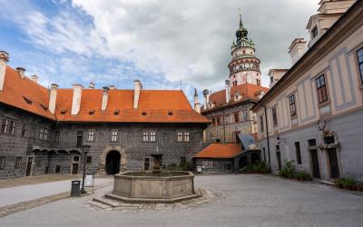 Český Krumlov Castle.