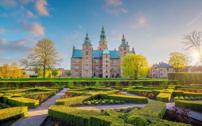 Rosenborg Castle Gardens in Copenhagen
