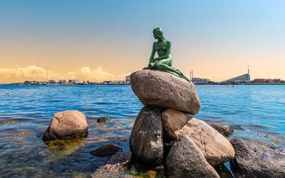 Little Mermaid sculpture in Copenhagen