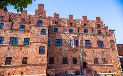 Malmo castle historical fortification in Malmo city, Sweden