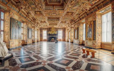 The Great Hall in Frederiksborg Castle Interior   Hillerod, Denmark