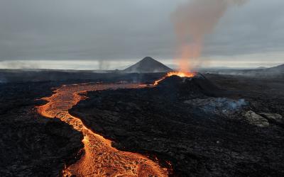 Reykjanes, Lava flow, Iceland