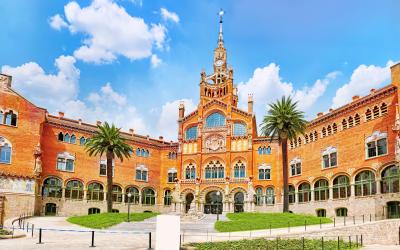 Hospital Sant Pau Recinte Modernista. Barcelona, Catalonia, Spain