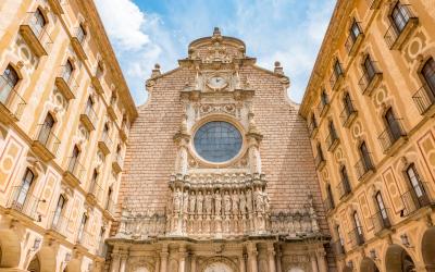Montserrat Monastery in Catalonia, Spain