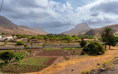 Vews around São Vicente a Cape Verde Island