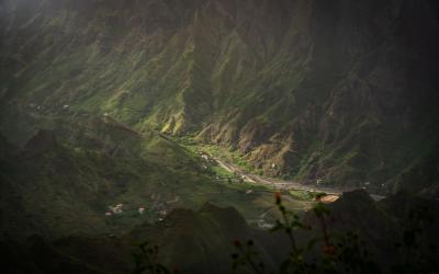 Views around Santo Antão a Cape Verde Island