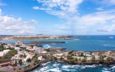 Praia city in Santiago   Capital of Cape Verde Islands   Cabo Verde