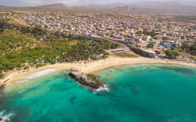 Tarrafal beach on Santiago Island, Cape Verde
