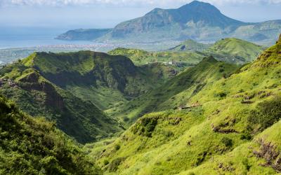 Santiago Island landscape in rain season   Cape Verde (2)